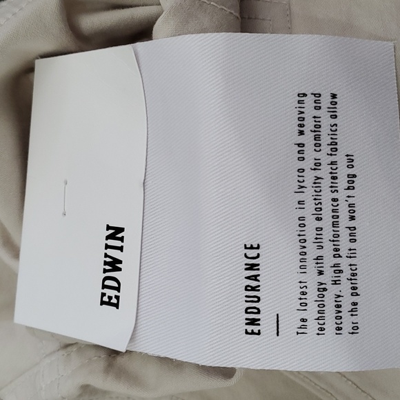 EDWIN Maddox ENDURANCE Slim Fit Jeans, Size 38, NWT - Picture 12 of 12